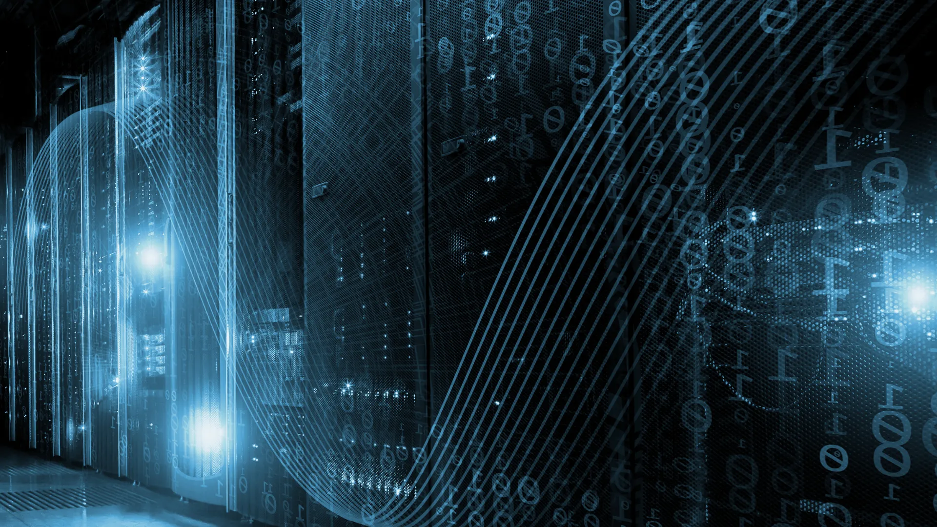 An image of a data centre being planned out.